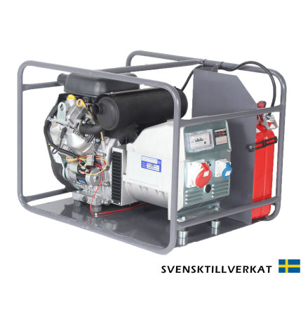 Bensinelverk KVM V 16000E Inkl. hjulsats
