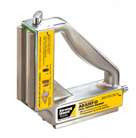 STRONGHAND VINKELMAGNET DUBBEL ON/OFF 90°